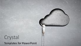  Presentation with opening doors - Audience pleasing PPT theme consisting of opening-new-doors-mixed-media backdrop and a light gray colored foreground