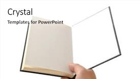  Presentation with page - Slide set having opening new page background and a white colored foreground