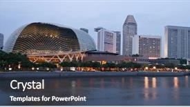  Presentation with durian - Audience pleasing slides consisting of opera and concert hall durian backdrop and a ocean colored foreground