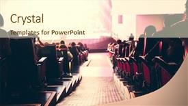  Presentation with opera - Colorful slides enhanced with opera music - concert seats backdrop and a cream colored foreground