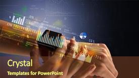  Presentation with female attorney - Colorful presentation theme enhanced with operating income - cloe up naked female hand backdrop and a tawny brown colored foreground