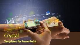  Presentation with female - PPT theme enhanced with operating income - cloe up naked female hand background and a tawny brown colored foreground