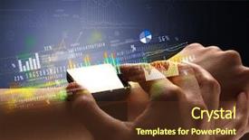  Presentation with female - Colorful PPT layouts enhanced with operating income - cloe up naked female hand backdrop and a tawny brown colored foreground