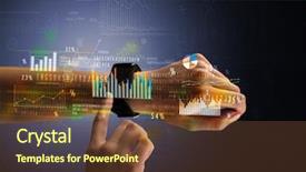  Presentation with people hold hand around globe - Theme consisting of operating income - cloe up naked female hand background and a tawny brown colored foreground