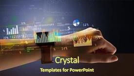  Presentation with female attorney - Colorful slide set enhanced with operating income - cloe up naked female hand backdrop and a tawny brown colored foreground