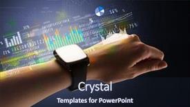  Presentation with female - Cool new theme with operating income - cloe up naked female hand backdrop and a wine colored foreground