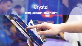  Presentation with touch screen accessible for disable students - Slide deck enhanced with operating income - touch tablet screen and operate background and a  colored foreground