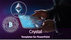  Presentation with virtual technology - Cool new theme with transparent tablet pc computer backdrop and a wine colored foreground