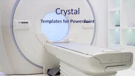  Presentation with equipment - Cool new theme with operation pregnancy - hospital diagnostic equipment backdrop and a sky blue colored foreground