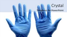  Presentation with operation theatre - Amazing PPT theme having operation theatre - someone wearing a pair backdrop and a light blue colored foreground