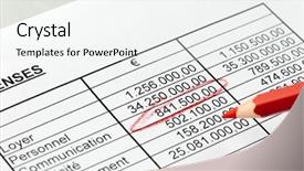  Presentation with french language - Amazing PPT theme having operational budget - pay a statistic backdrop and a white colored foreground