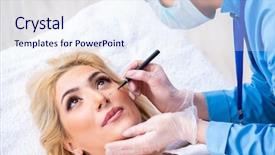  Presentation with trauma and plastic surgery - Amazing theme having operational readiness - woman getting ready for plastic backdrop and a sky blue colored foreground