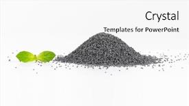  Presentation with poppy - Audience pleasing PPT layouts consisting of opiate - pile of poppy seeds backdrop and a  colored foreground