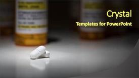  Presentation with prescription - Slides consisting of opiodis - hydrocodone pills and prescription bottles background and a wine colored foreground