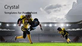  Presentation with teams - Colorful slide set enhanced with opposites - opposition of two teams mixed backdrop and a light gray colored foreground