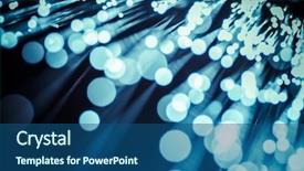  Presentation with optic fibre - Slide deck enhanced with optic cables fibre connection telecomunications background and a  colored foreground