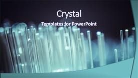  Presentation with optic fibre - Presentation design having optic cables fibre connection telecomunications background and a  colored foreground