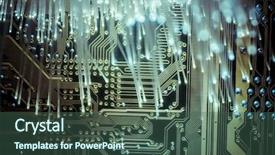  Presentation with optic fibre - Presentation with optic cables fibre connection telecomunications background and a  colored foreground