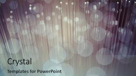  Presentation with optic fibre - Presentation theme enhanced with optic cables fibre connection telecomunications background and a light gray colored foreground