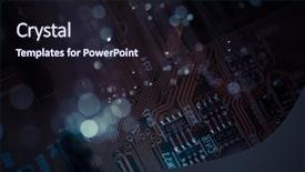  Presentation with optic fibre - Colorful PPT theme enhanced with optic cables fibre connection telecomunications backdrop and a wine colored foreground