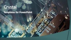  Presentation with optic fibre - Audience pleasing presentation theme consisting of optic cables fibre connection telecomunications backdrop and a  colored foreground