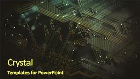  Presentation with optic fibre - PPT layouts with optic cables fibre connection telecomunications background and a  colored foreground