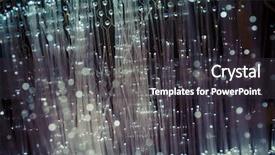  Presentation with optic fibre - Audience pleasing slide deck consisting of optic cables fibre connection telecomunications backdrop and a  colored foreground