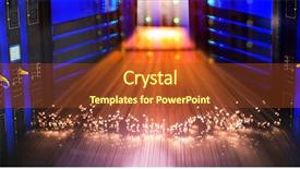  Presentation with optic - Slides consisting of optic fiber cable connection background and a tawny brown colored foreground