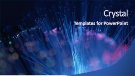  Presentation with laser light - Colorful presentation design enhanced with optical fiber light backdrop and a navy blue colored foreground