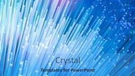  Presentation with optical fibres - Cool new slides with optical-fibres-dinamic-flying backdrop and a light blue colored foreground