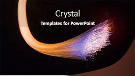  Presentation with optical fibres - Cool new presentation theme with optical-fibres-dinamic-flying backdrop and a black colored foreground