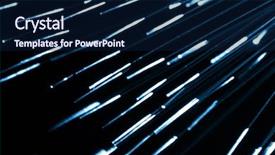  Presentation with optical fibres - Theme featuring optical fibres background and a navy blue colored foreground