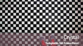  Presentation with tennis shoes - Cool new theme with optical illusion - overhead photo of a pair backdrop and a gray colored foreground