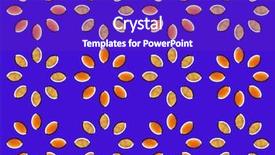  Presentation with illusion - Slide set having optical illusion rotation of circles background and a royal blue colored foreground