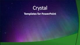  Presentation with aurora borealis - Slide deck having optical phenomena nature - beautiful aurora borealis background and a navy blue colored foreground