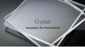  Presentation with optical - Slide deck with optical-solid-glass-based background and a light gray colored foreground