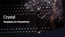  Presentation with fiber optics - Presentation theme having optics cables fibre connections telecomunications background and a  colored foreground