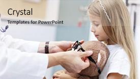  Presentation with child eye - Beautiful presentation featuring optometry male optometrist optician doctor backdrop and a lemonade colored foreground