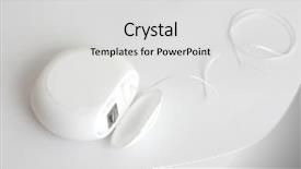  Presentation with dental floss - Audience pleasing presentation consisting of oral cavity - dental floss on a white backdrop and a light gray colored foreground