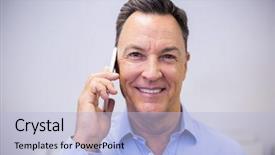  Presentation with dentist - Colorful presentation enhanced with oral communication - portrait of dentist talking backdrop and a  colored foreground