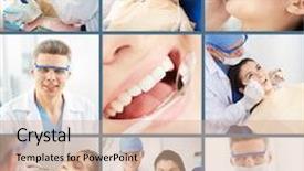  Presentation with four seasons in collage - Slide deck having oral hygiene - collage of young girl background and a lemonade colored foreground