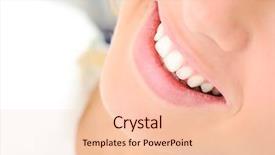  Presentation with young healthy people - Slide deck consisting of oral hygiene - healthy teeth beautiful smile young background and a lemonade colored foreground