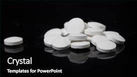 Presentation with therapeutic - Amazing slide set having sedation - close-up of small round pills backdrop and a  colored foreground