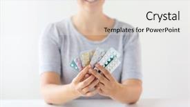  Presentation with packs - Beautiful slide deck featuring medicine healthcare and people concept backdrop and a white colored foreground