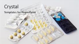  Presentation with packs - Beautiful PPT theme featuring paracetamol - medicine healthcare and pharmacy concept backdrop and a white colored foreground