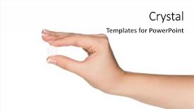  Presentation with pills - Audience pleasing slide deck consisting of pills in woman hand isolated backdrop and a white colored foreground