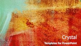  Presentation with canvas scroll - Cool new presentation theme with 3d of pennsylvania state map backdrop and a ocean colored foreground