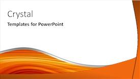  Presentation with orange-abstract - PPT theme featuring orange-abstract-composition and a white colored foreground
