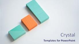  Presentation with blue orange white - Beautiful PPT theme featuring orange-and-blue-flat-wooden backdrop and a sky blue colored foreground