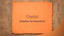  Presentation with orange abstract - Presentation consisting of orange-and-brown-abstract background and a gray colored foreground